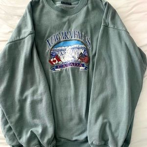 Brandy Melville/John Galt Erica Niagara Falls Oversized Crewneck